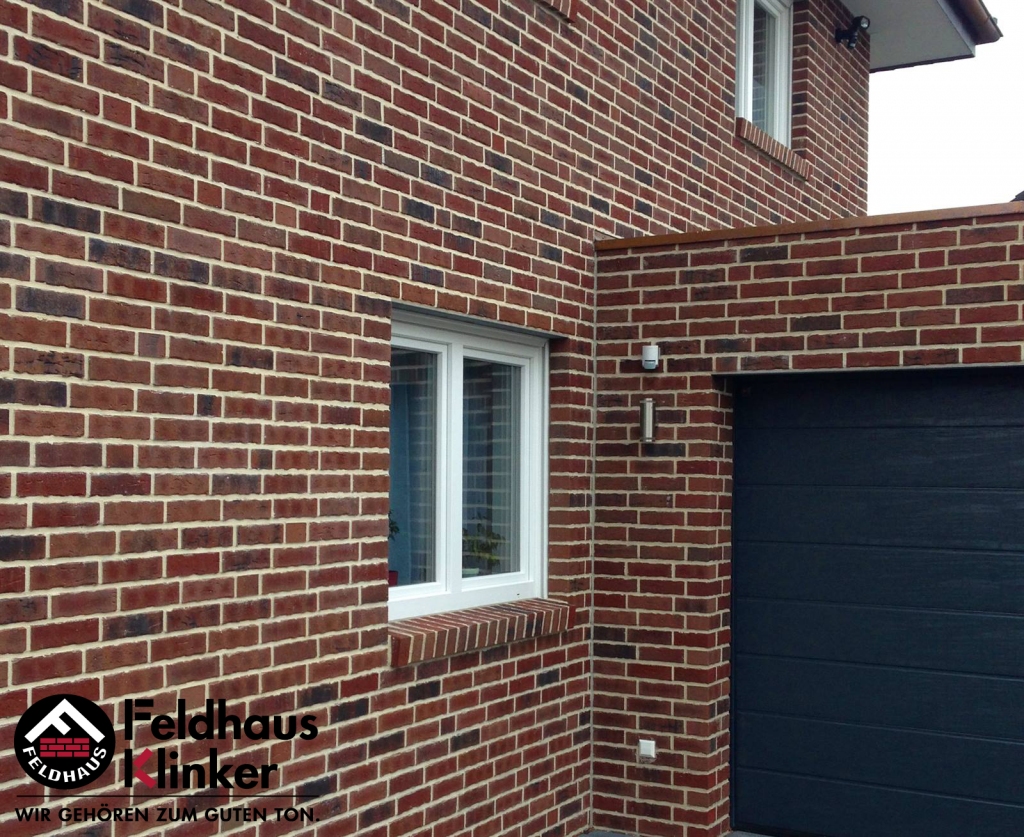 Фасадная плитка ручной формовки Feldhaus Klinker R663 sintra cerasi nelino NF14, 240*14*71 мм