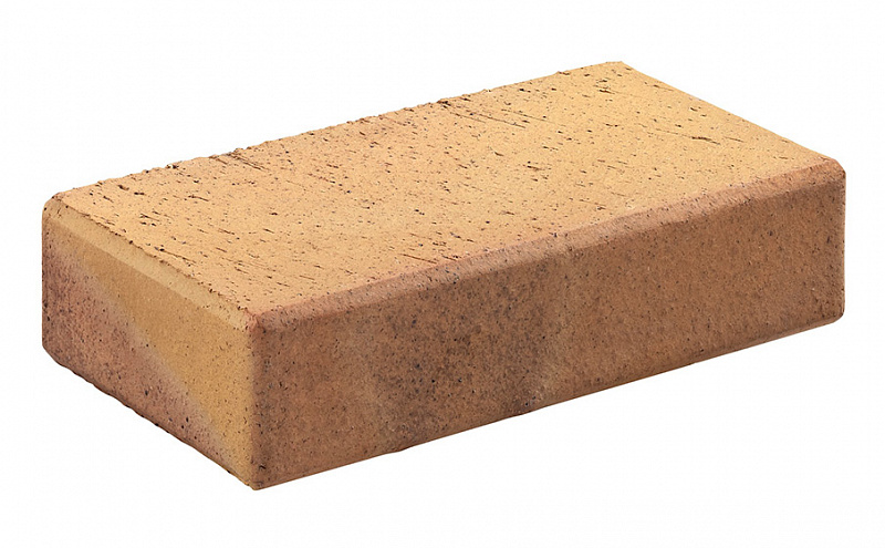 Тротуарная клинкерная брусчатка Vandersanden Pisa желтая, 200*100*45 мм