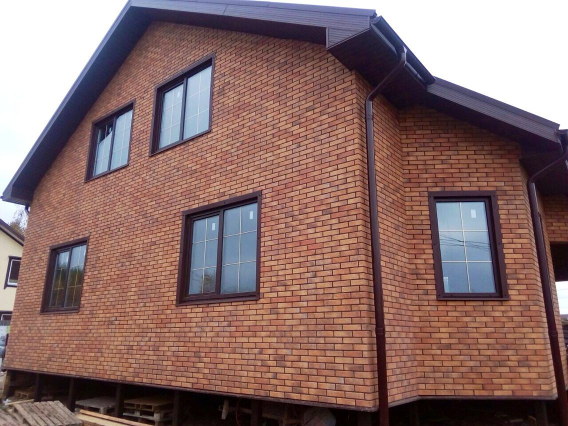 Burgund Glatt, Толщина 40 мм, Фасадные Термопанели Rufford