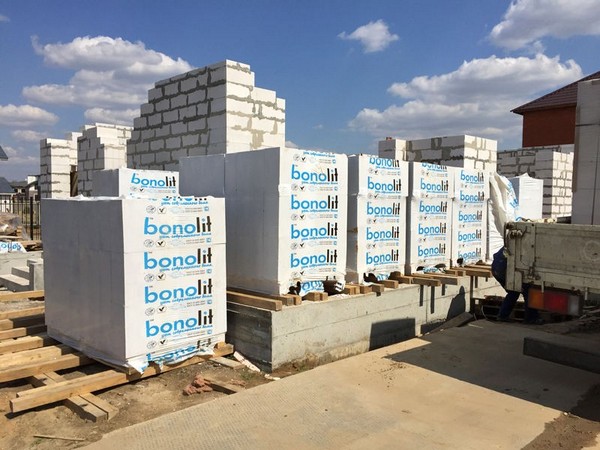 Газобетонные блоки Bonolit (Старая Купавна) D500 В3,5 600х250х75