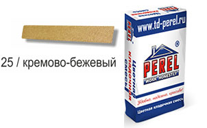 Цветной кладочный раствор PEREL VL 0225 кремово-бежевый, 50 кг